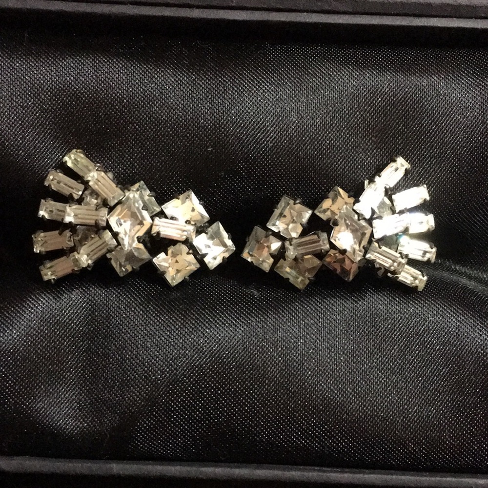 Vintage Rhinestone Earrings